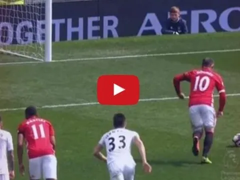 Màn trình diễn của Wayne Rooney vs Swansea