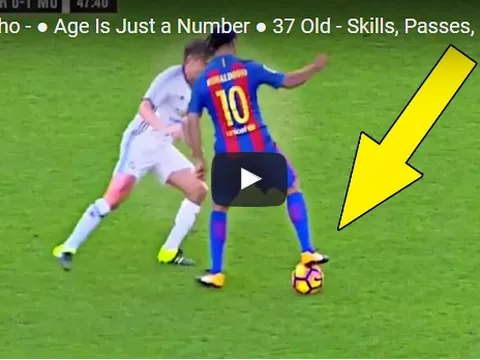 Màn trình diễn đỉnh cao của Ronaldinho ở tuổi 37