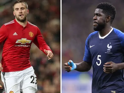Man Utd dùng Shaw đổi Umtiti?