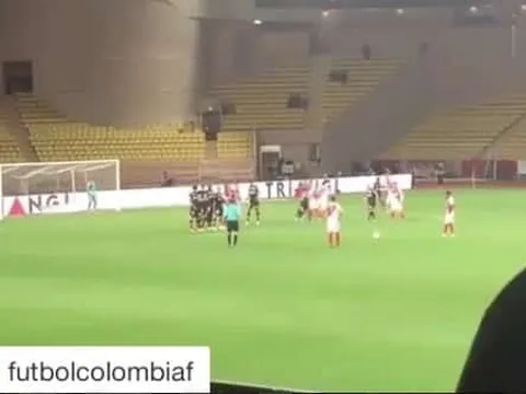 'Mãnh hổ' Radamel Falcao sút phạt siêu đỉnh (vs Dijon FCO)