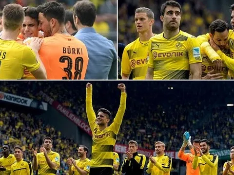 Marc Bartra bật khóc nức nở trong ngày tái xuất sau vụ nổ tại Dortmund