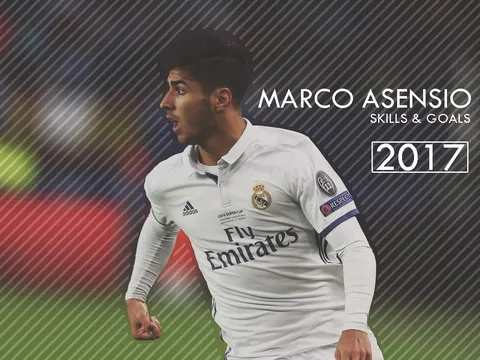 Marco Asensio có mùa giải 2016/17 tuyệt hay