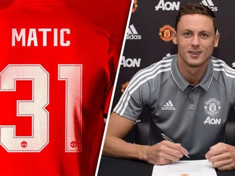 Matic và những cầu thủ từng mặc áo 31 tại Man Utd