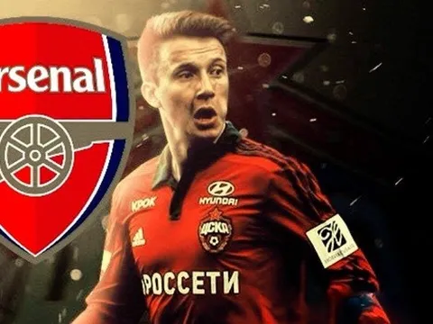 Tiếp đà hưng phấn, Arsenal chuẩn bị thâu tóm mục tiêu từ CSKA Moscow