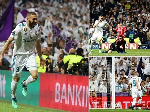 "Mèo lười" Benzema lập cú đúp, Real đoạt vé chơi trận chung kết đầy kịch tính