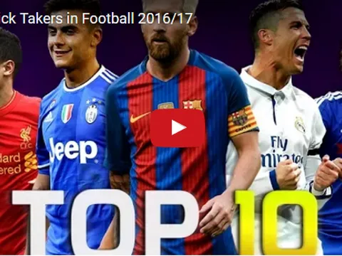 Messi, Coutinho và top 10 những chân sút phạt hàng đầu mùa 2016/17