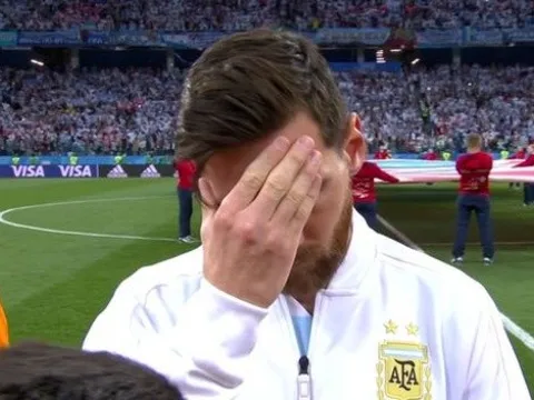 Messi khiến NHM lo lắng với sự căng thẳng tột độ