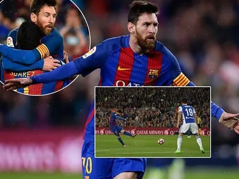 Messi tỏa sáng, Barca nhọc nhằn giành 3 điểm trong hiệp một điên rồ