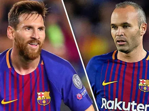 Messi xúc động nhớ về tháng năm rực rỡ cùng Iniesta