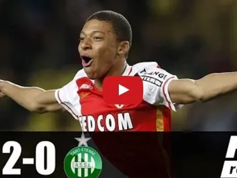 Monaco 2-0 Saint Etienne (đấu bù Ligue 1)