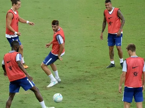 Morata miệt mài tập, chờ màn ra mắt Chelsea