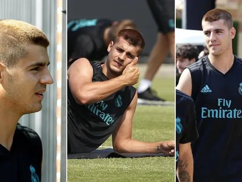 Morata xuống tóc, vì hận Man Utd?