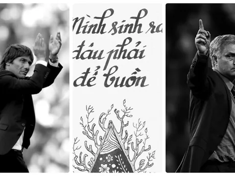 Mourinho - Conte: Mình sinh ra đâu phải để buồn...