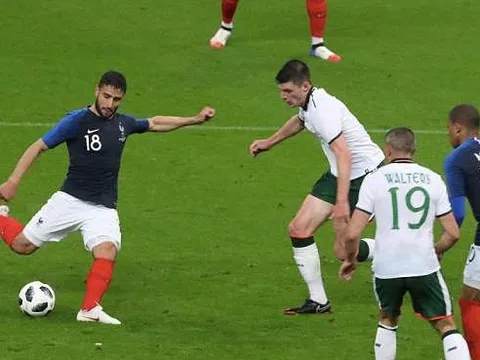 Mục tiêu của Liverpool tỏa sáng, Pháp hạ gục CH Ireland