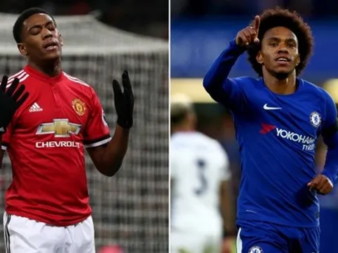 Đổi Martial lấy Willian: Thành công cho Mourinho nhưng thất bại với Quỷ đỏ?