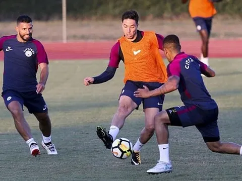 Nasri lao vào tập luyện hòng được Pep để mắt