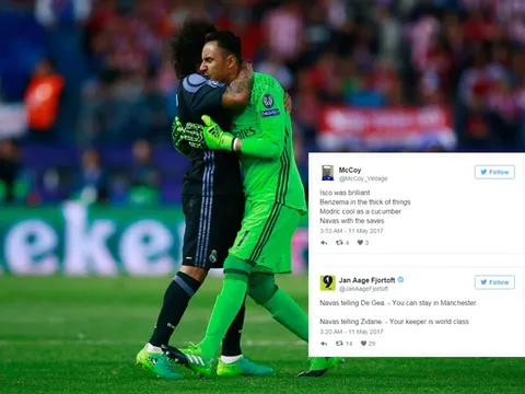 Navas 'hóa thánh', fan Real tẩy chay De Gea
