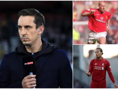 Neville: "Anh ta là quái vật, giống Jaap Stam"