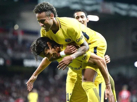Neymar kiến tạo và ghi bàn ra mắt, PSG hủy diệt Guingamp