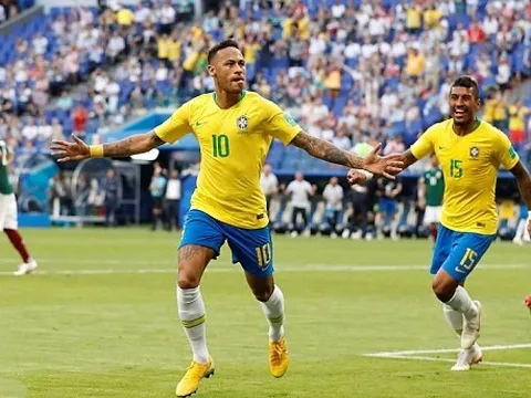 Neymar nhảy vũ điệu Samba, Brazil nhấn chìm Mexico trong hiệp hai