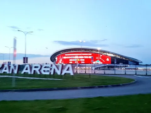 Nga đến Kazan trong thời tiết âm u