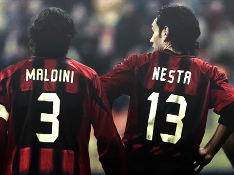 Nghệ thuật phòng ngự đỉnh cao của Paolo Maldini và Alessandro Nesta
