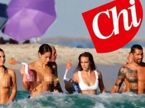 Nghỉ Hè, cựu chân sút Milan rủ dàn kiều nữ Playboy... đi tắm tiên