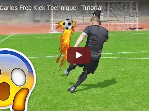 Nghiên cứu kỹ thuật sút phạt của Roberto Carlos