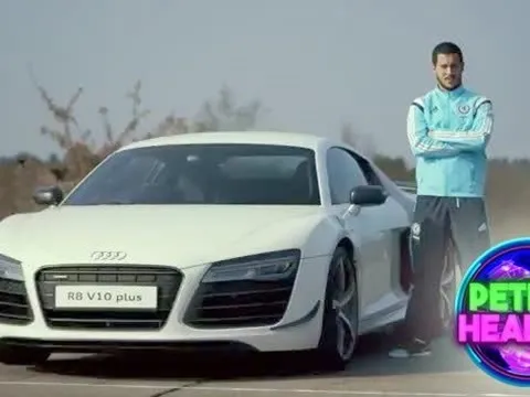 Ngoài đá bóng giỏi, Hazard còn có bộ siêu tập xế hộp "vạn người mê"