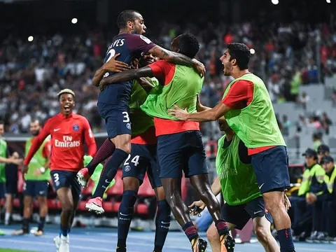 Ngược dòng đánh bại Monaco, PSG giành Siêu cúp Pháp
