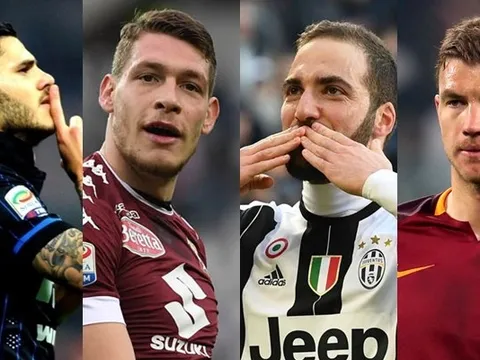 Nhà cái đánh giá như thế nào về cuộc đua Vua phá lưới Serie A 2017/18?