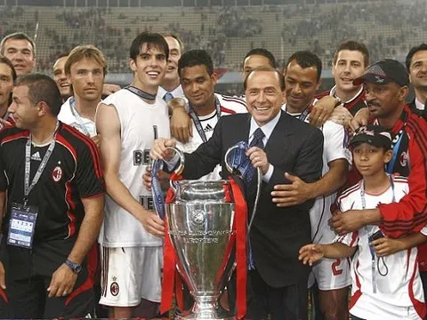 Nhìn lại Milan huy hoàng dưới bàn tay của Silvio Berlusconi