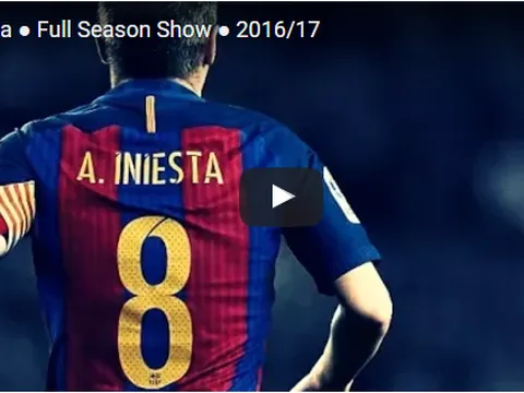 Nhìn lại một mùa giải nữa của Andres Iniesta