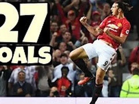 Nhìn lại tất cả các bàn thắng Zlatan Ibrahimovic đã ghi cho Man Utd