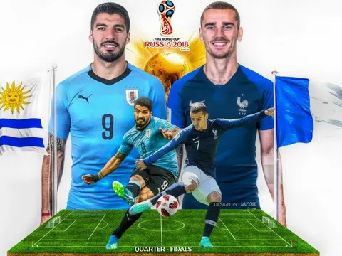 Những điểm nóng trong trận đại chiến Uruguay vs Pháp