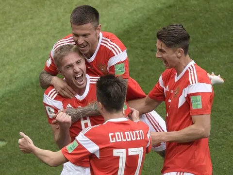 Những kỷ lục được ĐT Nga thiết lập ở trận khai mạc World Cup 2018