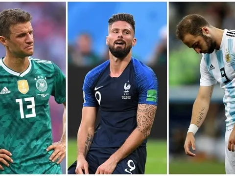 Những tiền đạo có phong độ thảm hoạ tại World Cup 2018