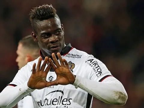 Chùm ảnh: Balotelli lập cú đúp, Nice thắp sáng lại cuộc đua vô địch