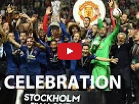 Niềm vui khó tả của Manchester United trong ngày đăng quang Europa League
