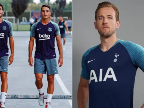 Cạn ý tưởng, Tottenham tung áo đấu giống y đúc áo tập Barcelona