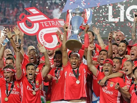 NÓNG: Benfica đăng quang tại Bồ Đào Nha