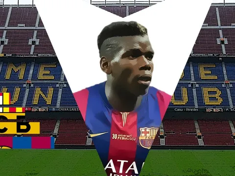 Paul Pogba sẽ đá ở đâu trong đội hình của Barca?