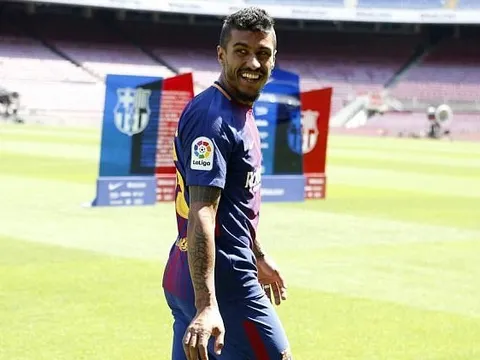 Khán đài Camp Nou vắng tanh ngày ra mắt Paulinho