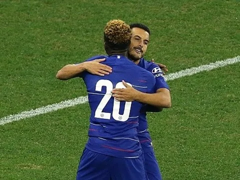 Pedro - Jorginho tỏa sáng, Chelsea ca khúc khải hoàn trận ra mắt tân HLV Sarri
