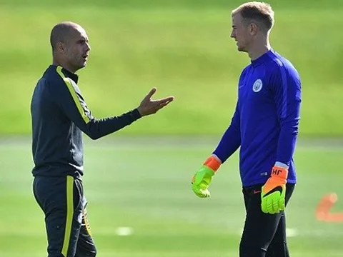 Pep Guardiola lên tiếng về "người thừa" Joe Hart