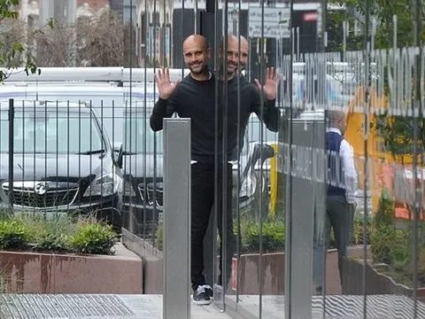 Pep hạnh phúc ra mặt khi sau khi Man City lọt top 4
