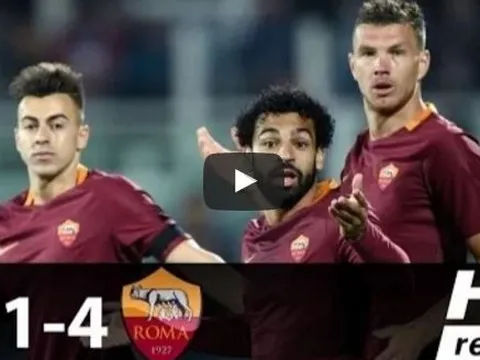 Pescara 1 - 4 Roma (vòng 33 Serie A)