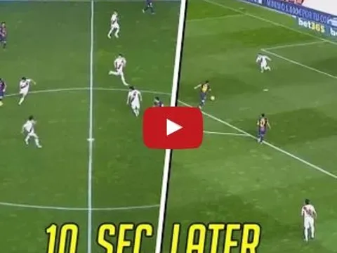 Phân tích khả năng di chuyển thông minh của Lionel Messi