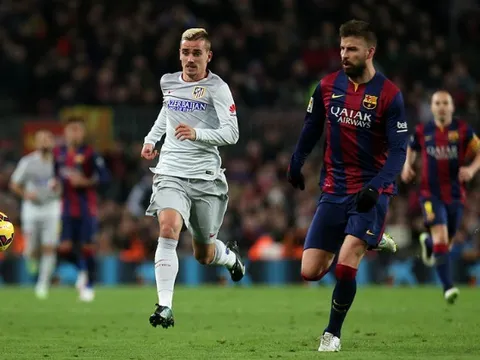 Pique gửi thông điệp cho Griezmann sau tuyên bố chuyển nhượng