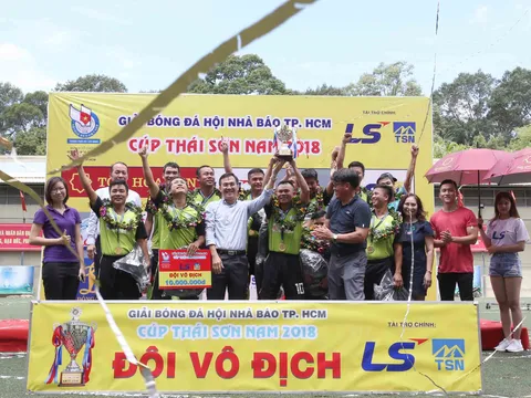 Báo Thanh Niên chính thức đăng quang ngôi vô địch giải Hội nhà báo TP.HCM 2018